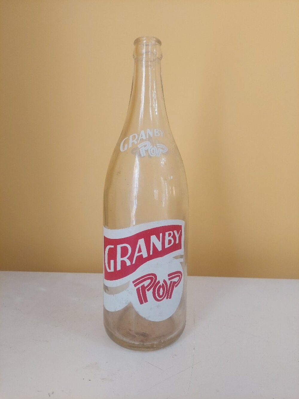 Vintage GRANBY Pop 30 Oz Soda Pop Bottle Granby Quebec Canada